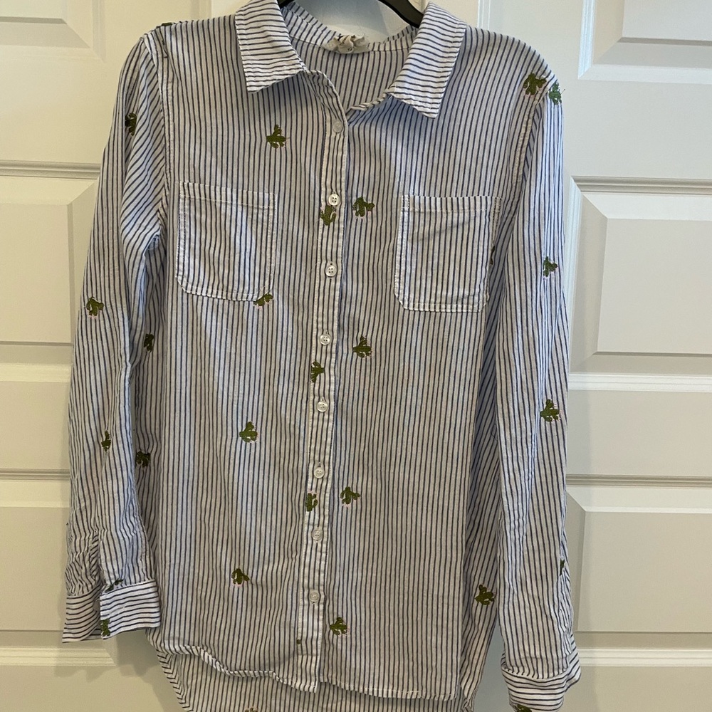 Womens button down shirt
